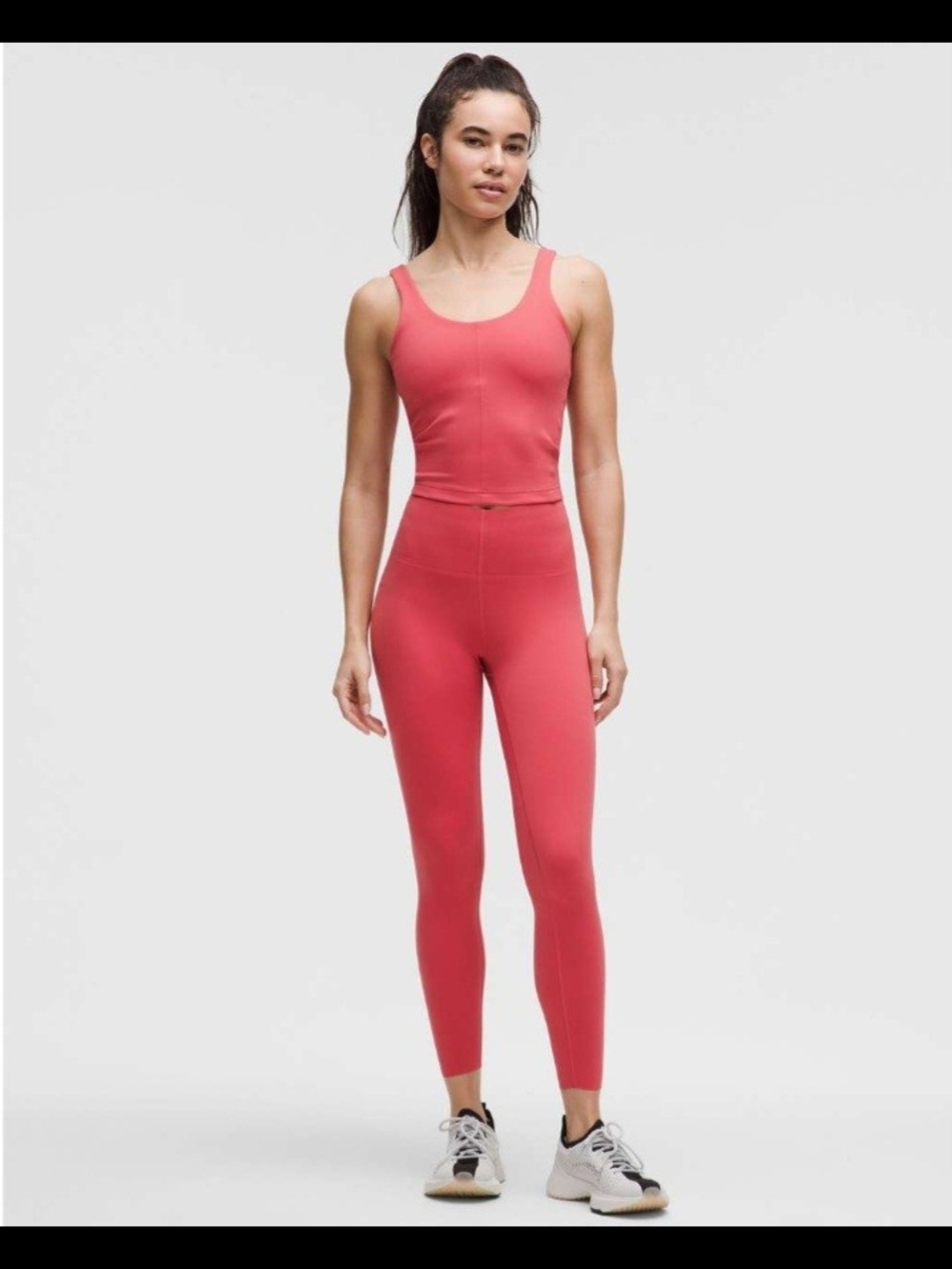 lululemon athletica High-Rise Leggings in Coral Pink - Picture 3 of 9